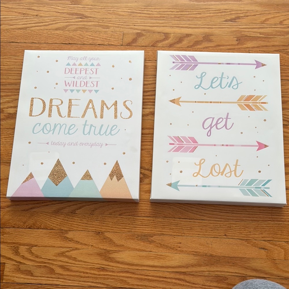 Dreams and Adventure Canvas Art Set